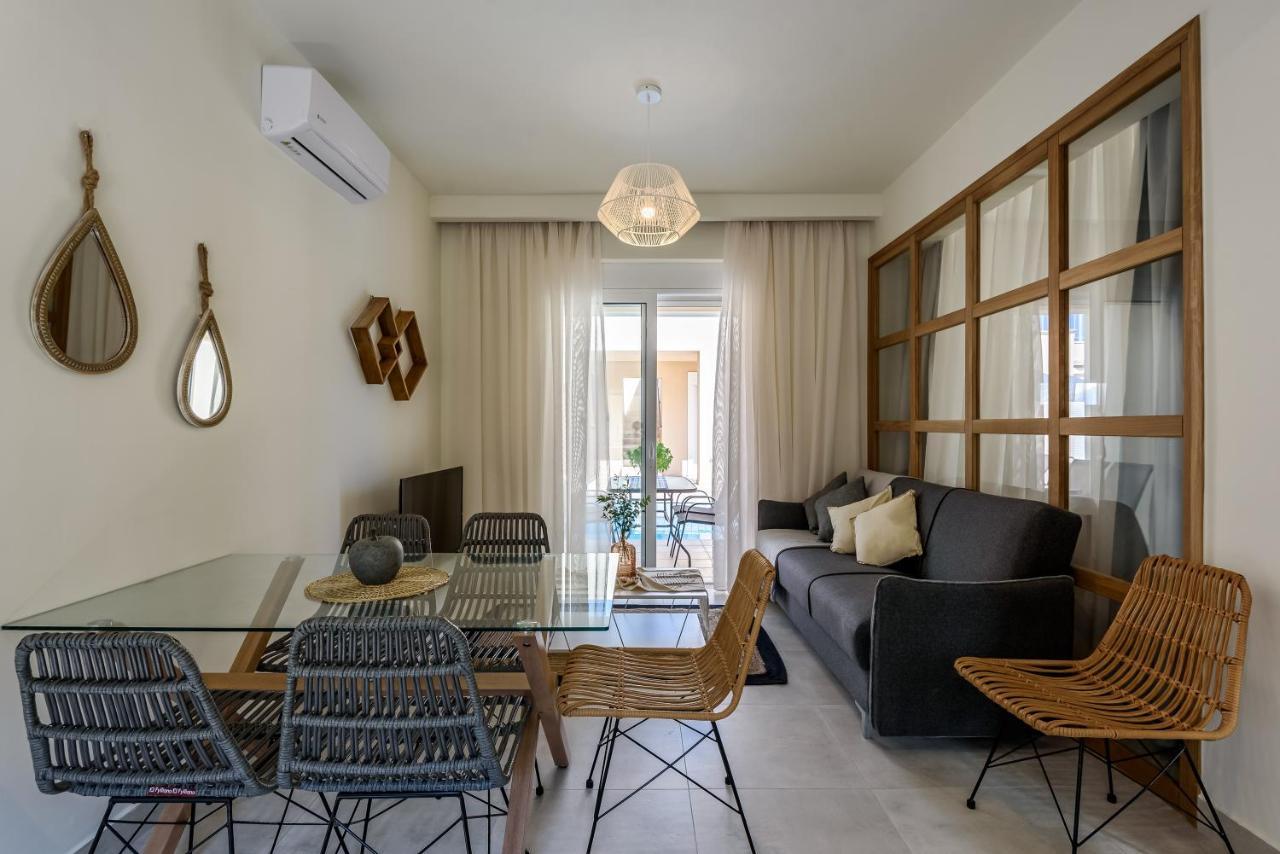 Azure Beach Villas Kissamos Bagian luar foto