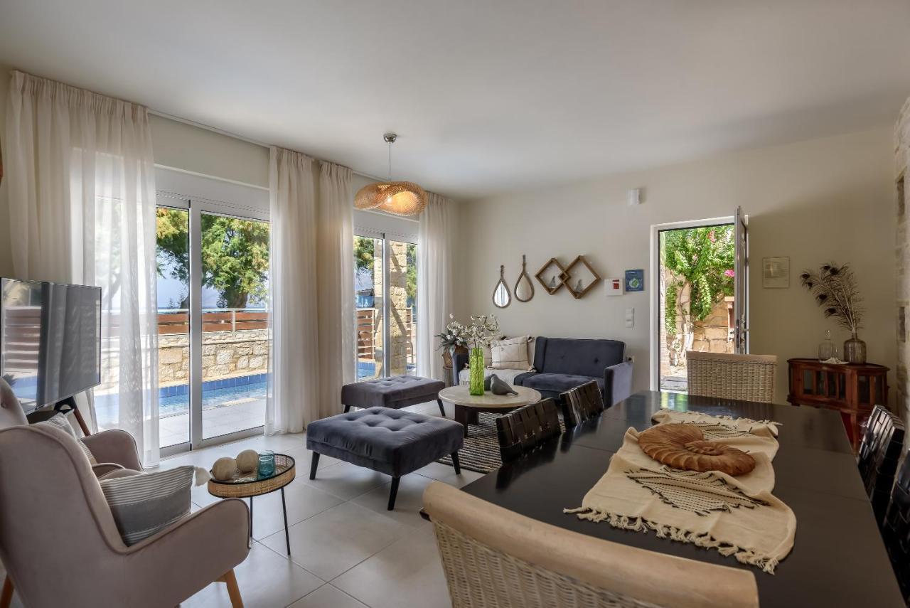 Azure Beach Villas Kissamos Bagian luar foto